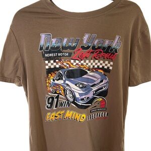 Amazon Brown Graphic Tee - Short Sleeve